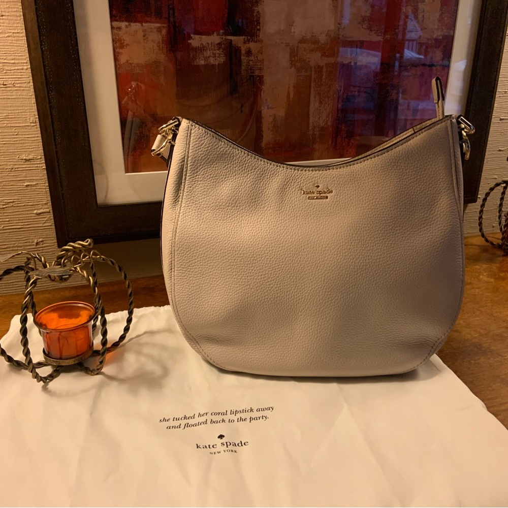 NWOT - Kate Spade - Oakwood Street - Lora Pebbled Leather Hobo